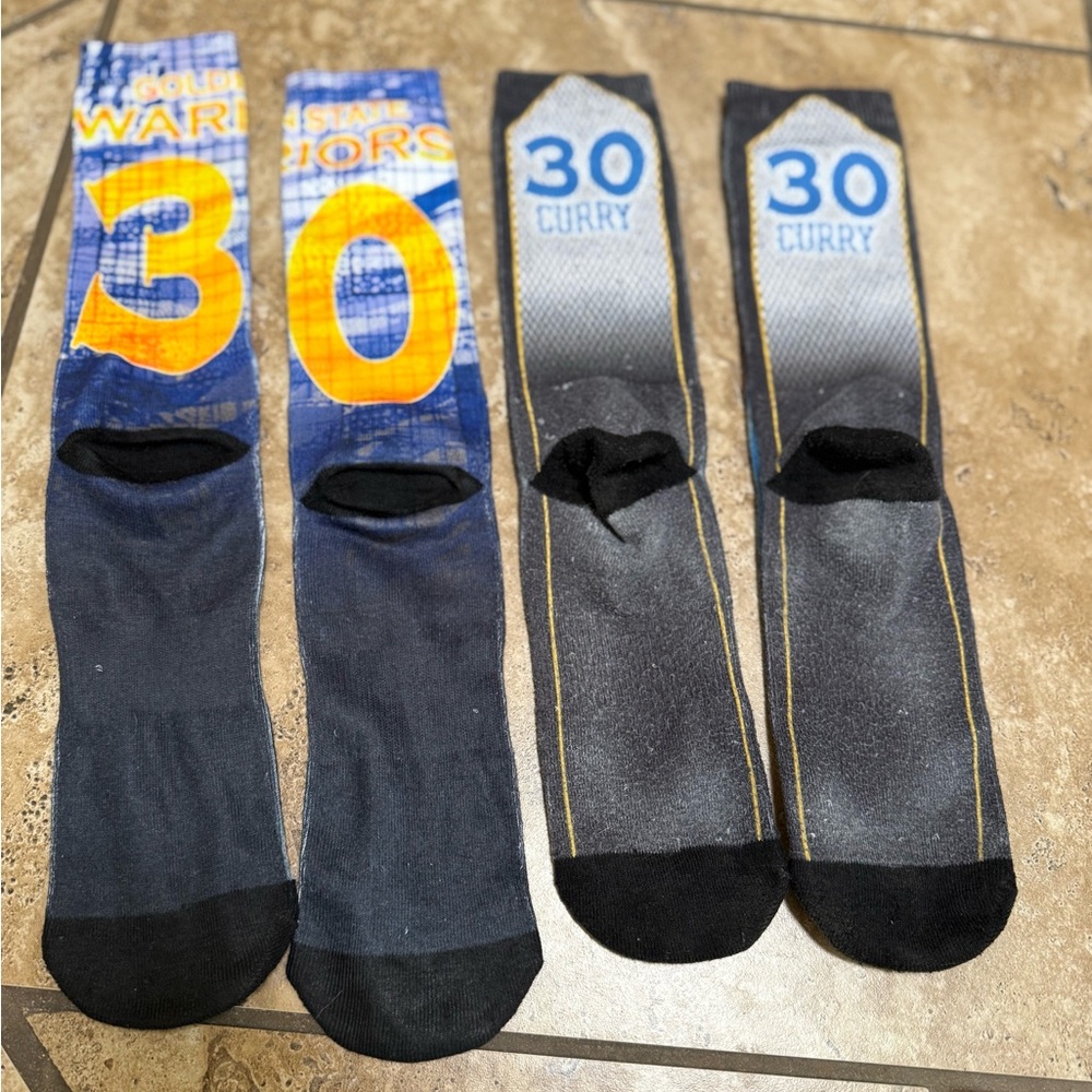 Golden State Warriors Stephen Steph Curry Socks adult - Picture 2 of 2